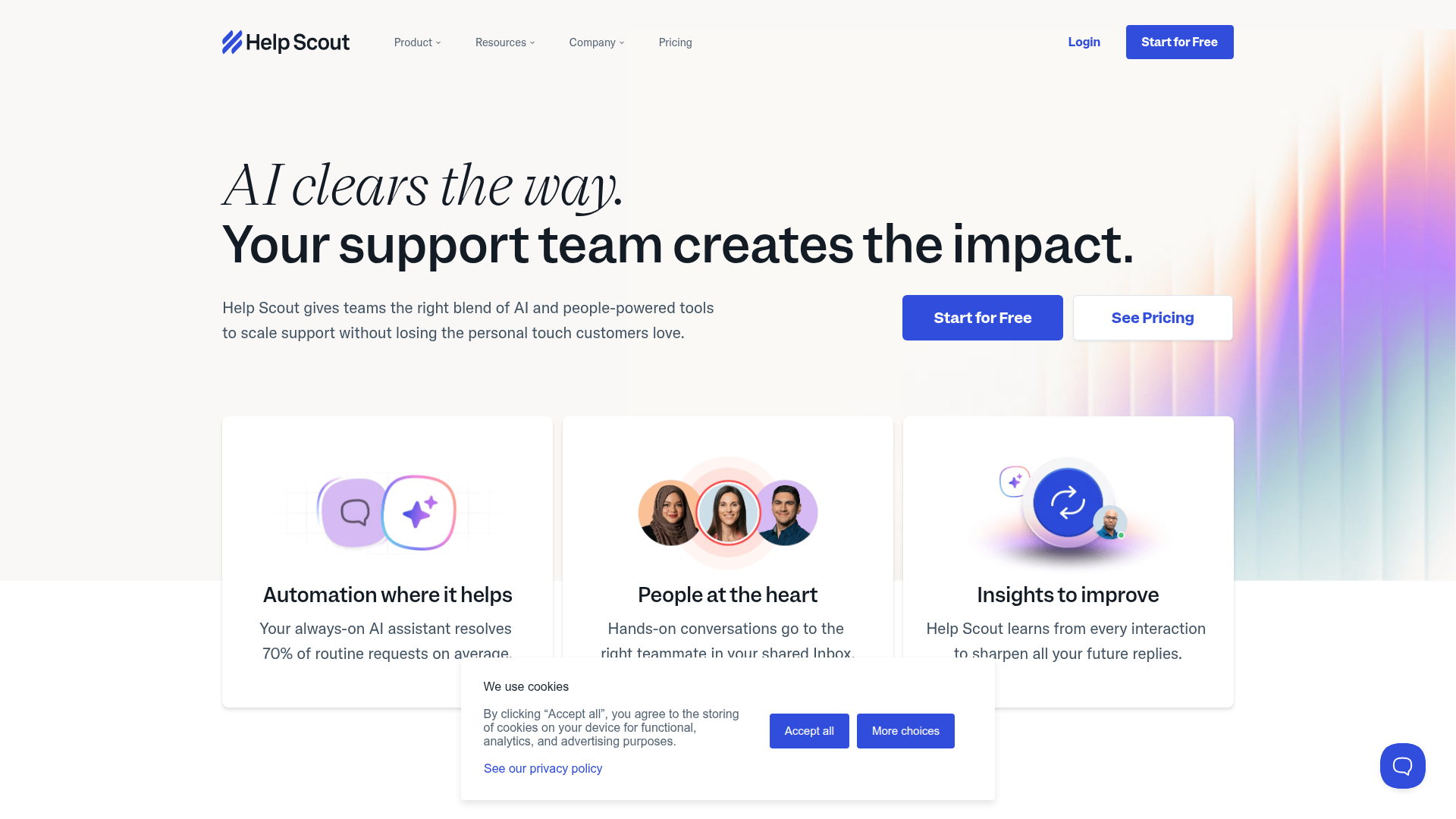 Help Scout shared inbox interface