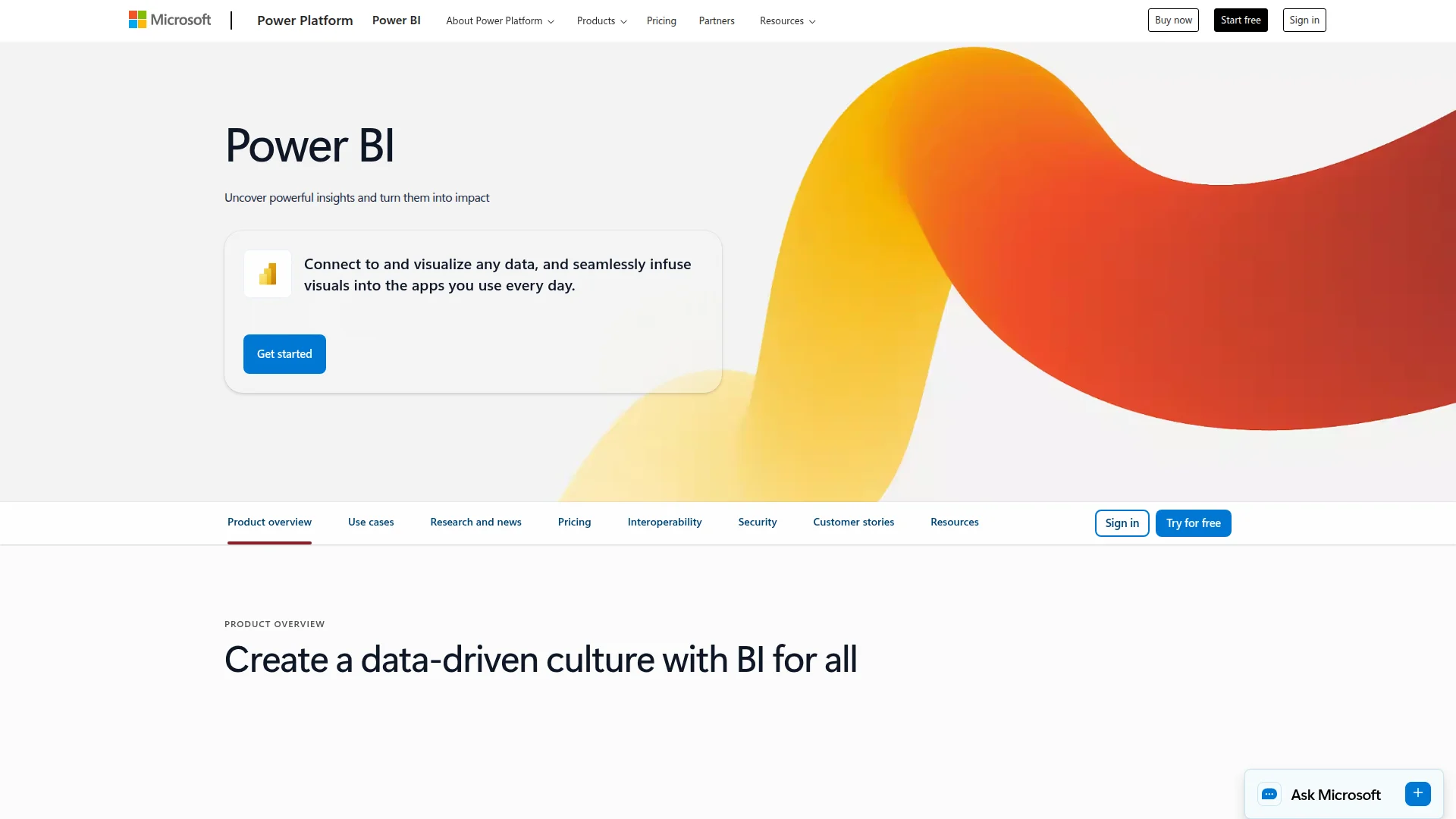 Power BI dashboard screenshot