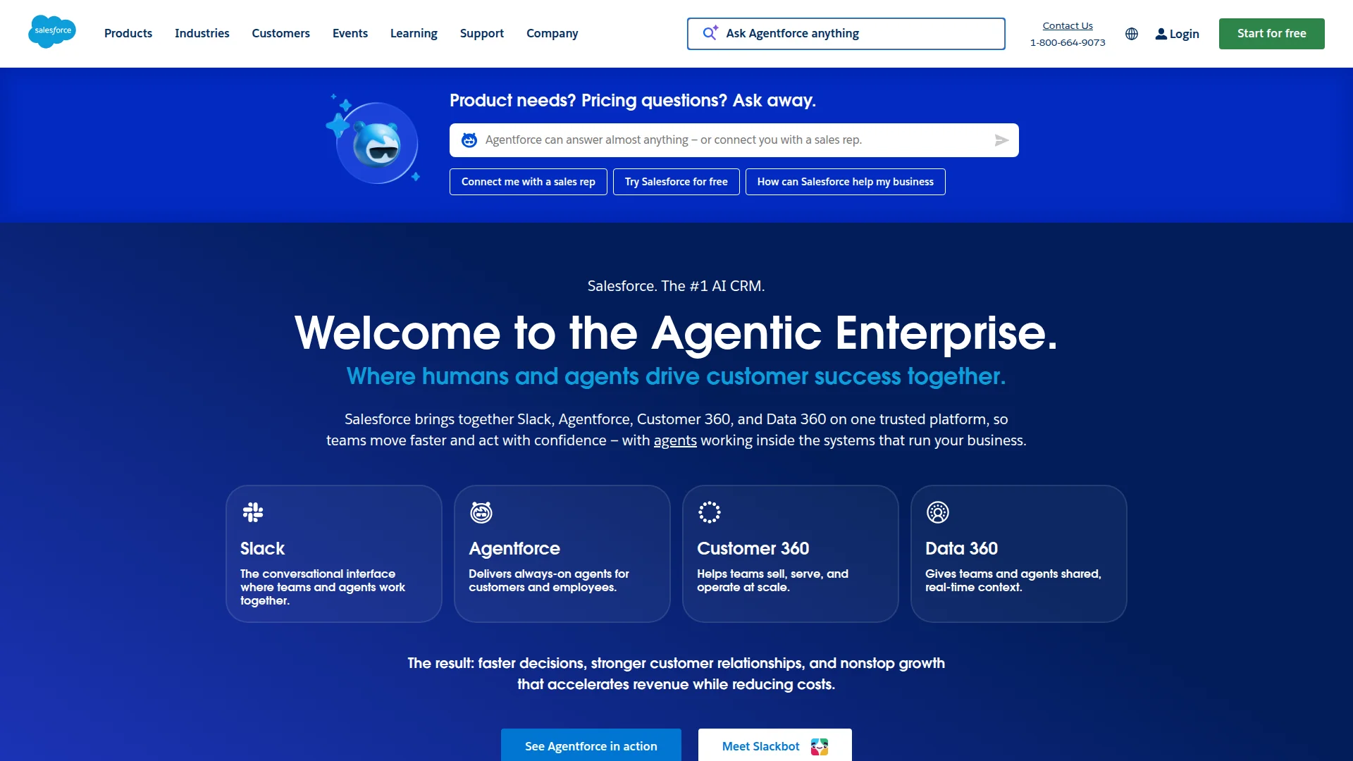 Salesforce CRM platform screenshot