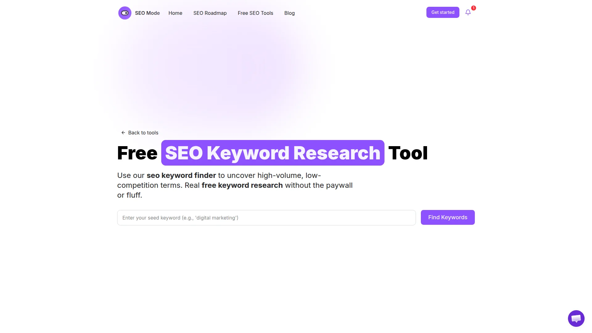SEO Mode directory submission dashboard