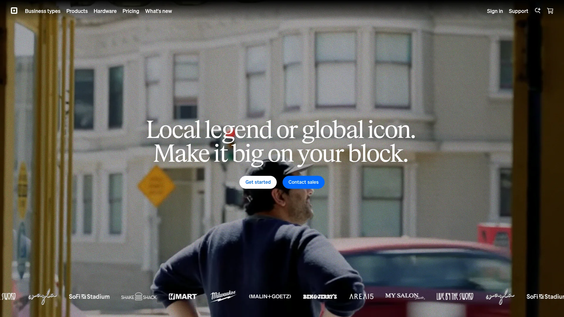 Square dashboard screenshot