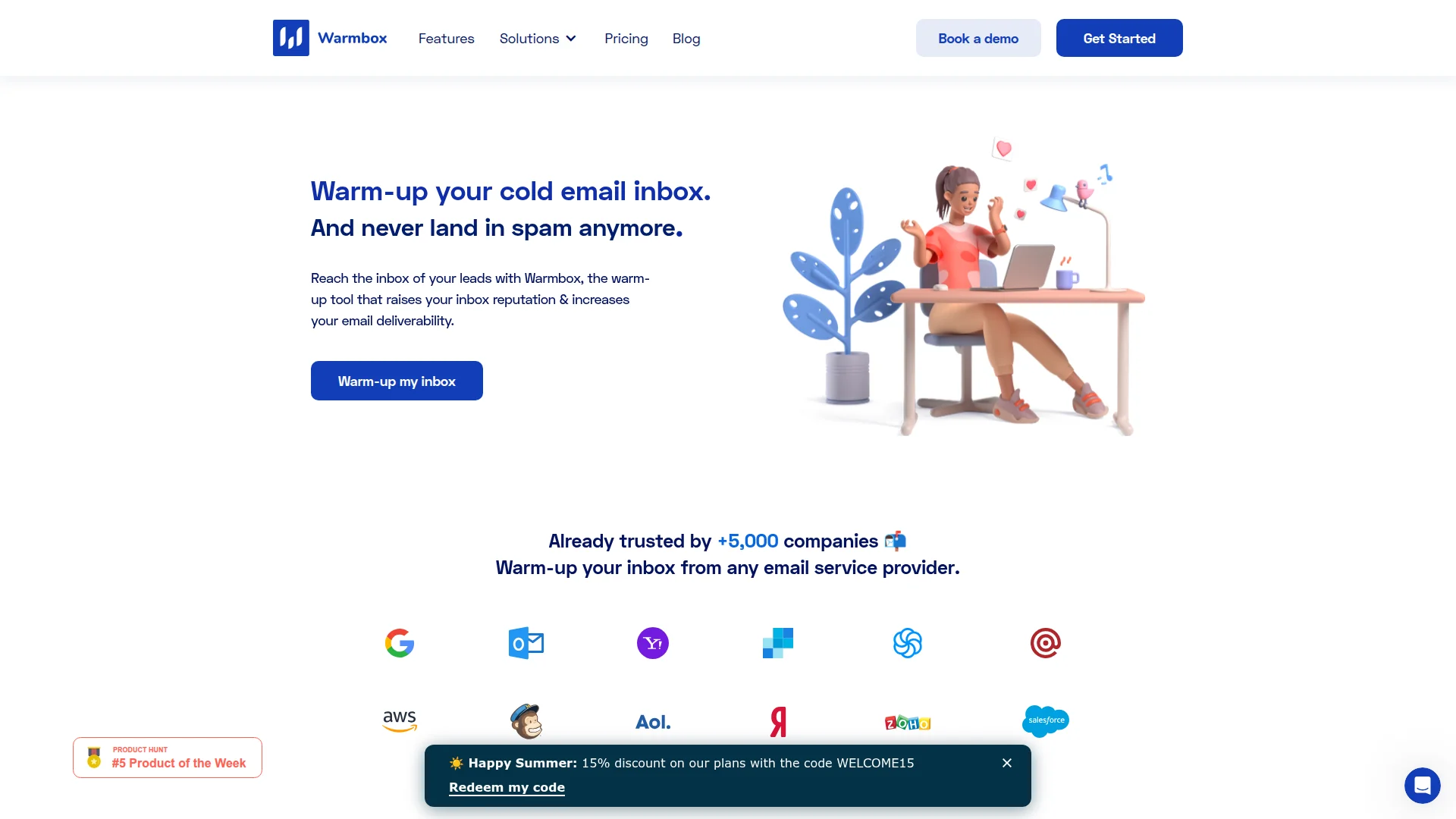 Warmbox dashboard screenshot