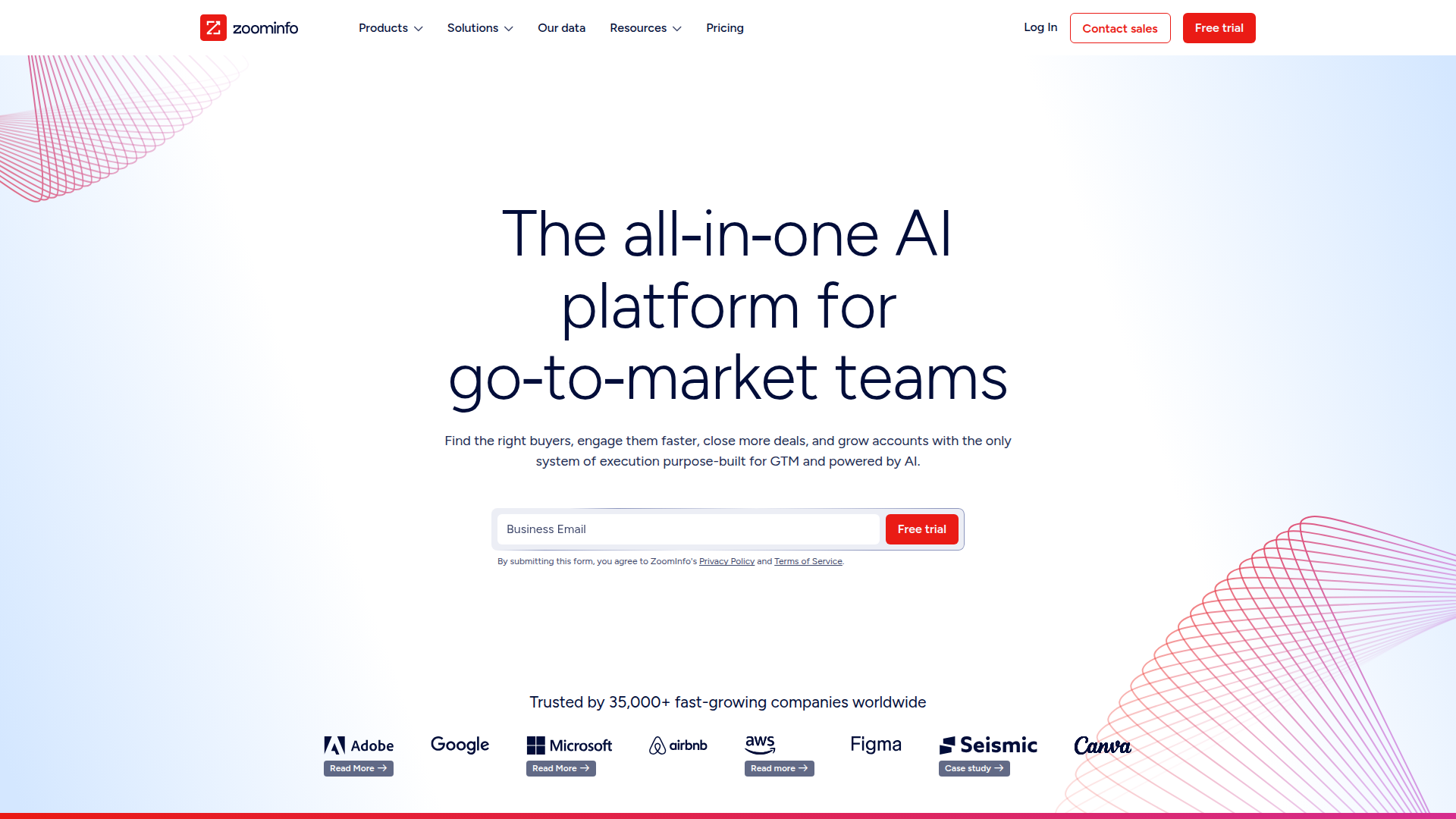 ZoomInfo sales intelligence platform interface