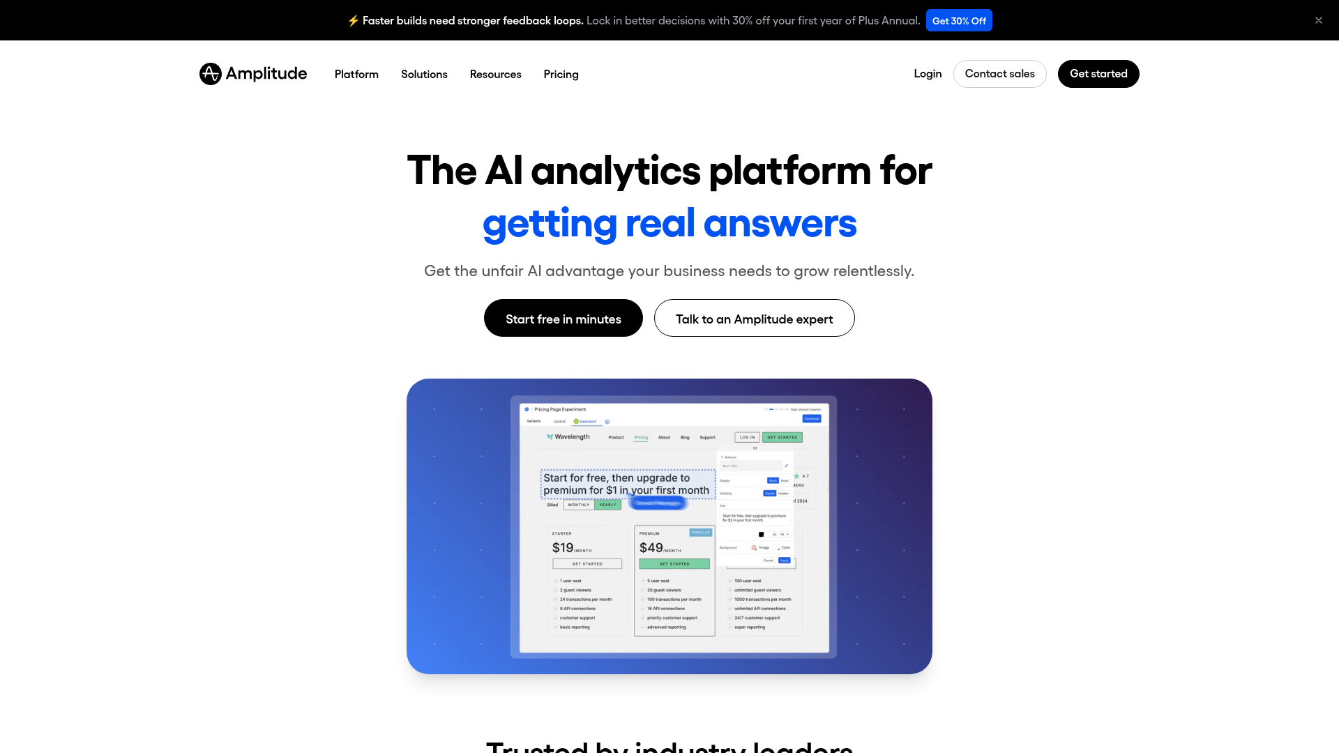 Amplitude screenshot