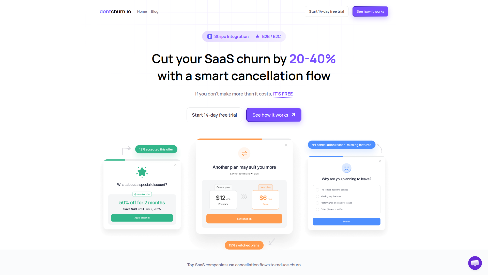 dontchurn.io screenshot