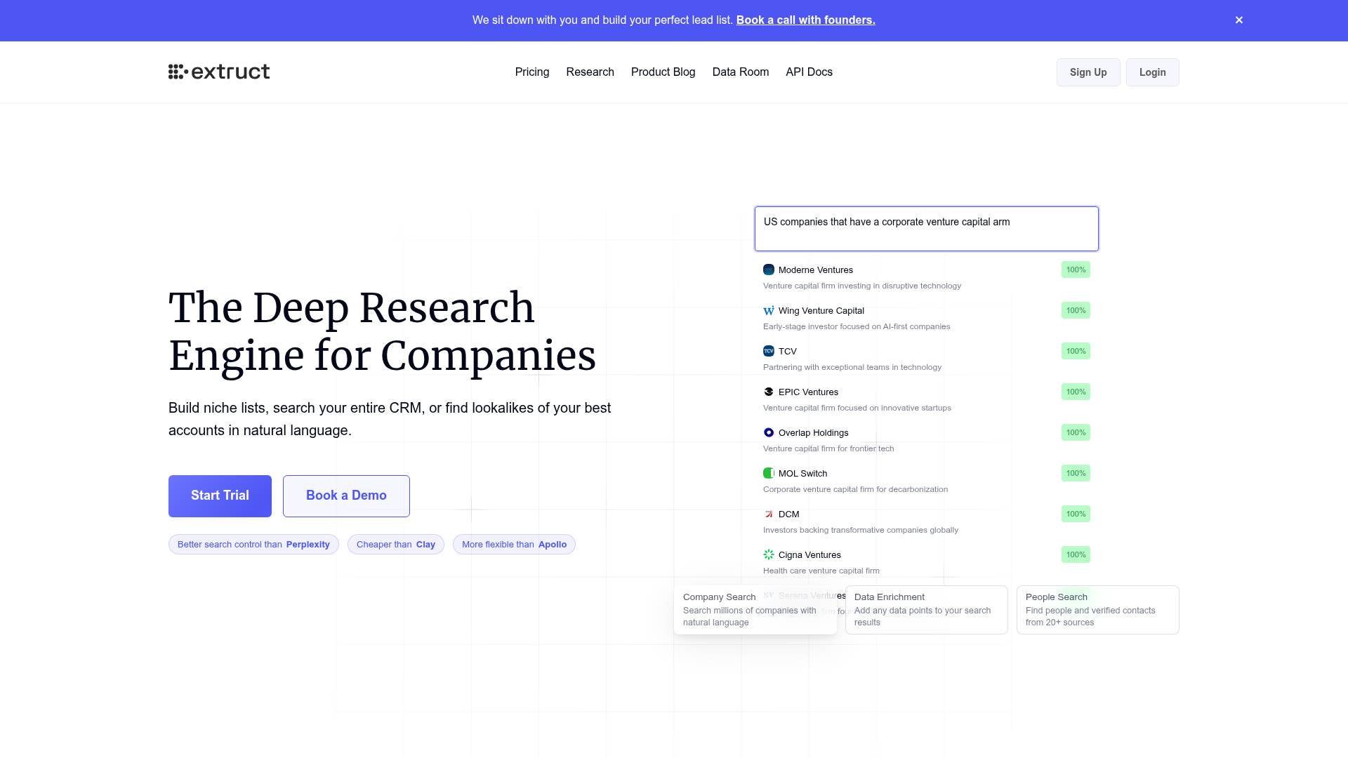 Extruct AI screenshot
